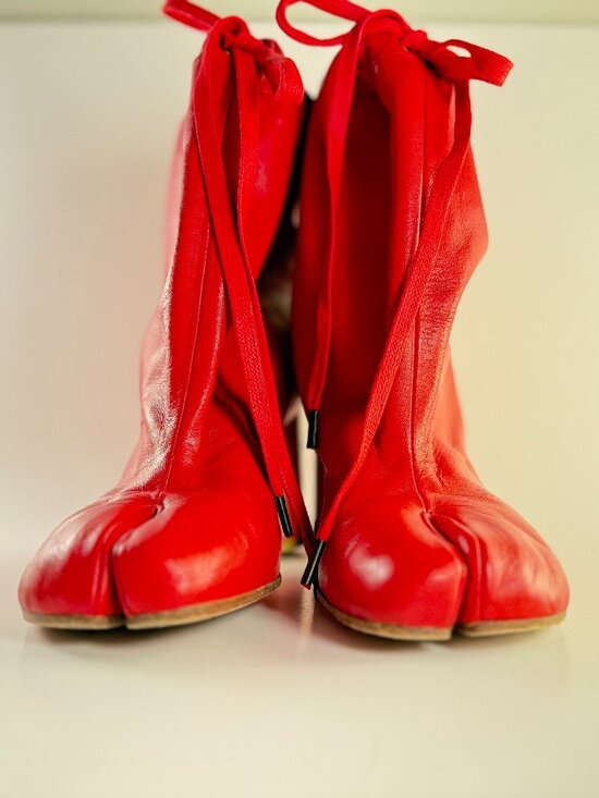 Maison Martin Margiela Shoes - Maison Margiela Tabi Drawstring Boots "Poubelle"